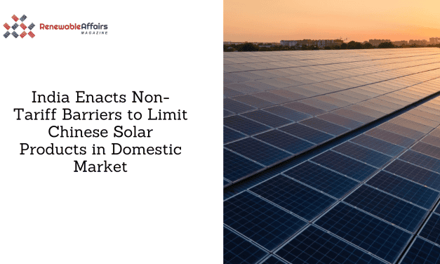 India Enacts Non-Tariff Barriers to Limit Chinese Solar Products in Domestic Market