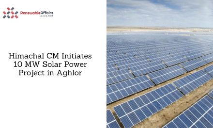 Himachal CM Initiates 10 MW Solar Power Project in Aghlor