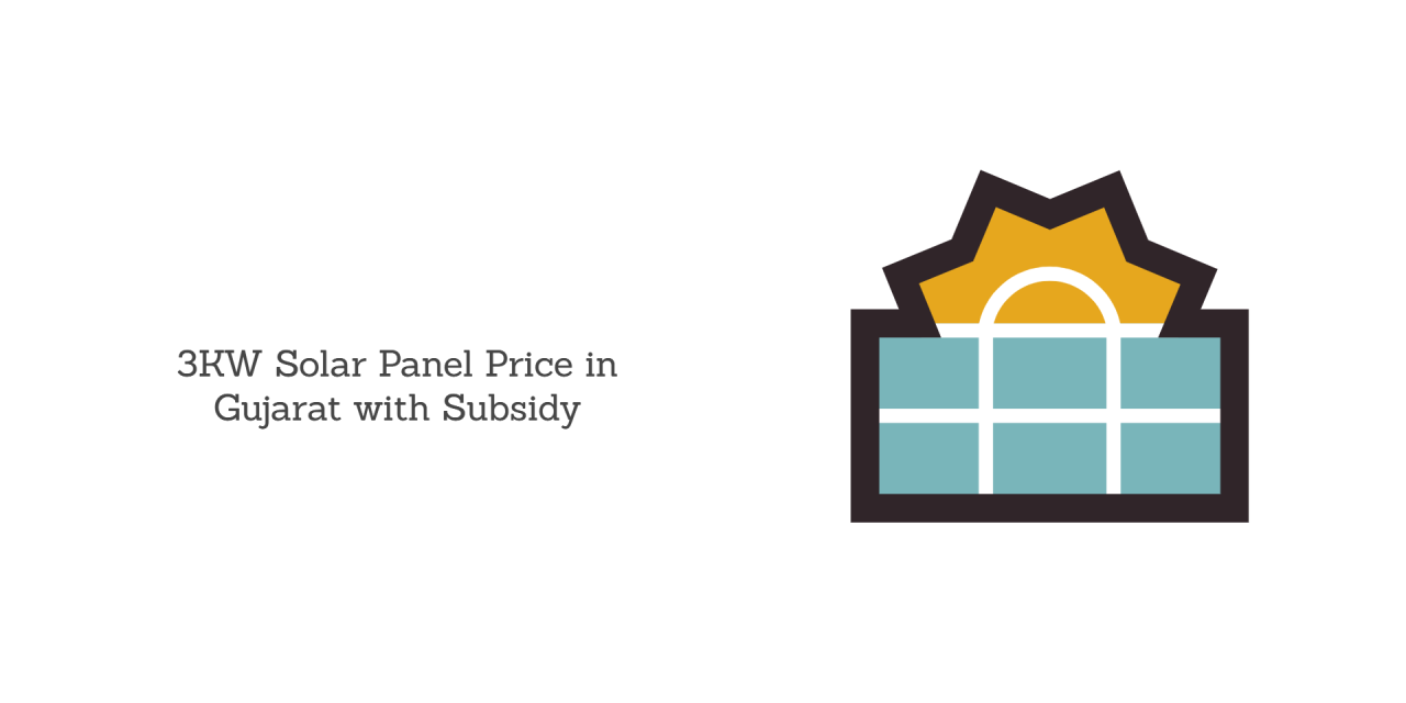 3KW Solar Panel Price in Gujarat with Subsidy