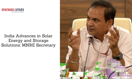 India Advances in Solar Energy and Storage Solutions: MNRE Secretary