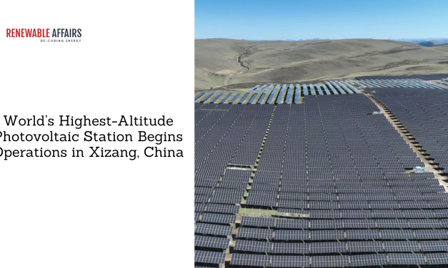 World’s Highest-Altitude Photovoltaic Station Begins Operations in Xizang, China