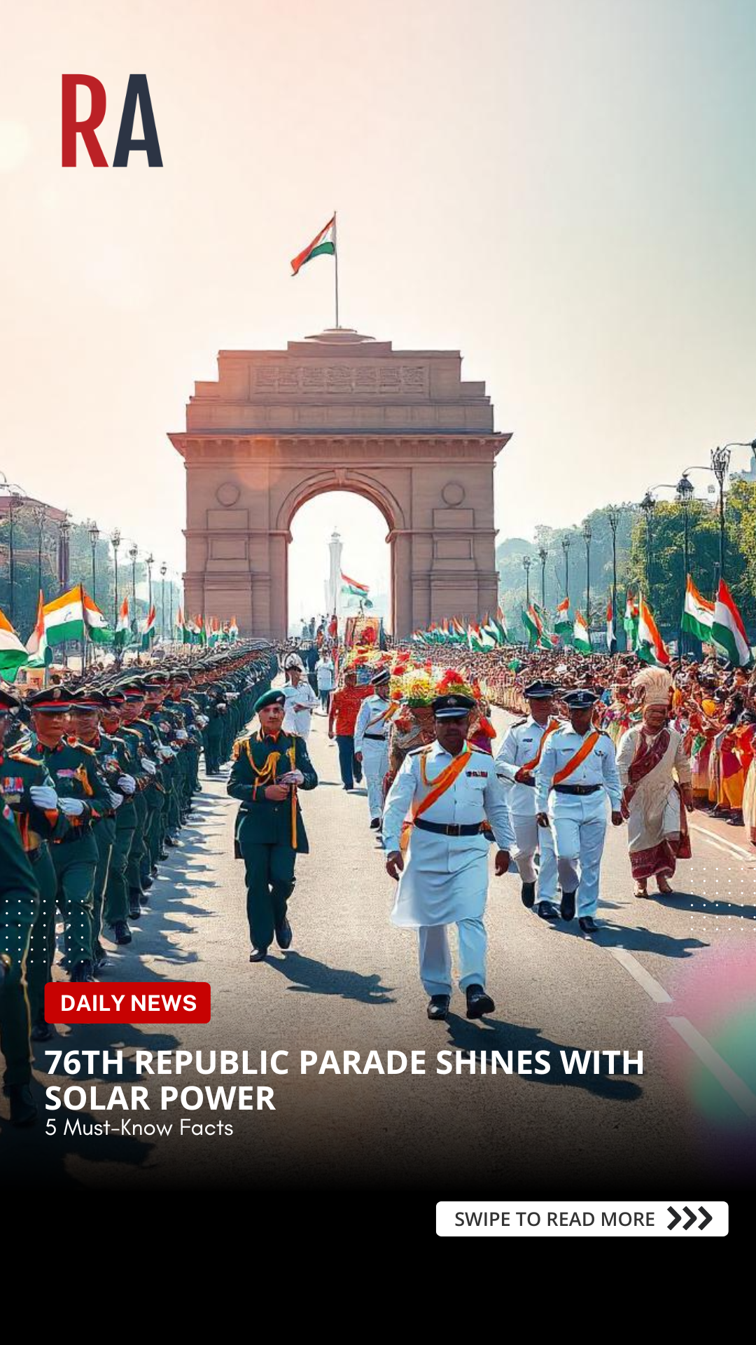 75th Republic Parade Shines with Solar Power