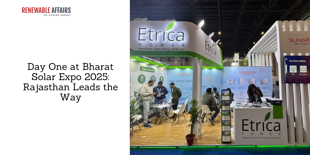 Day One at Bharat Solar Expo 2025: Rajasthan Leads the Way