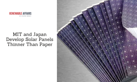 MIT and Japan Develop Solar Panels Thinner Than Paper