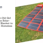12-Year-Old Girl Designs Solar-Powered Blanket to Help the Homeless
