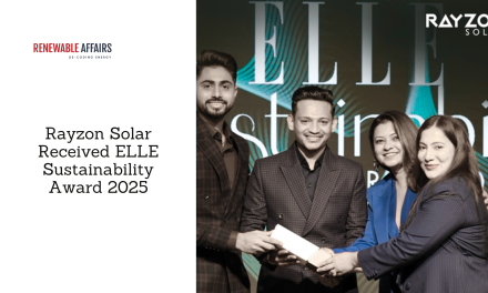Rayzon Solar Received ELLE Sustainability Award 2025