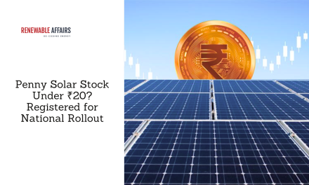 Penny Solar Stock Under ₹20? Registered for National Rollout 