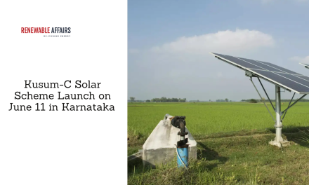 Kusum-C Solar Scheme Launch on June 11 in Karnataka 