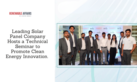 Leading Solar Panel Company Hosts a Technical Seminar to Promote Clean Energy Innovation.