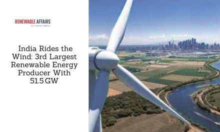 India Rides the Wind: 3rd Largest Renewable Energy Producer With 51.5 GW