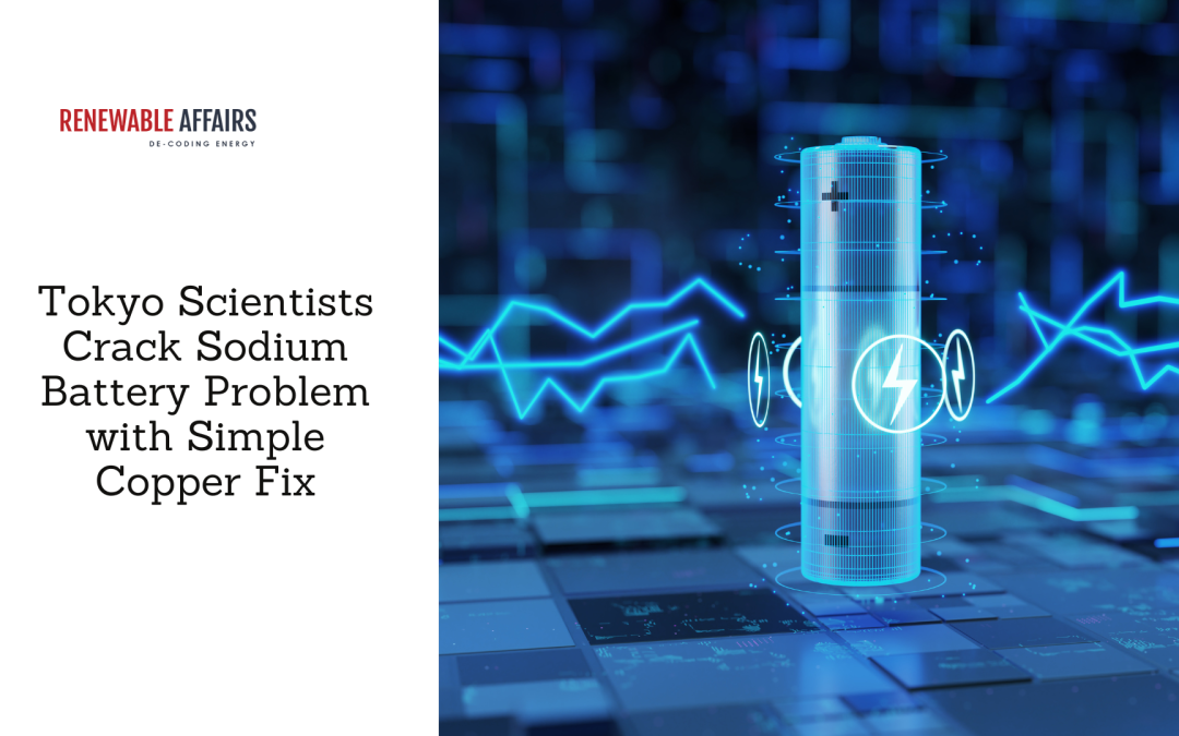 Tokyo Scientists Crack Sodium Battery Problem with Simple Copper Fix