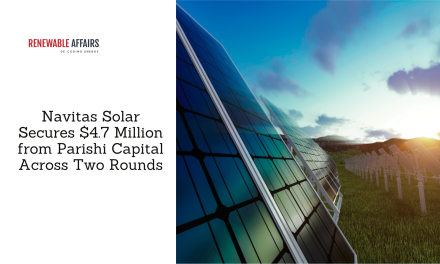 Navitas Solar Secures $4.7 Million from Parishi Capital Across Two Rounds