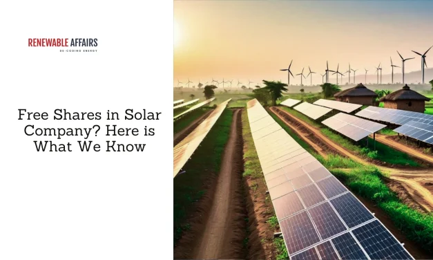Free Shares in Solar Company? Here is What We Know