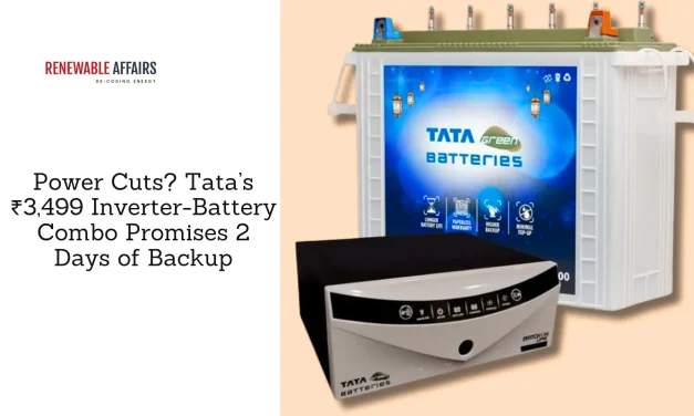 Power Cuts? Tata’s ₹3,499 Inverter-Battery Combo Promises 2 Days of Backup