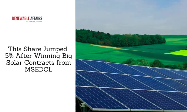 This Share Jumped 5% After Winning Big Solar Contracts from MSEDCL