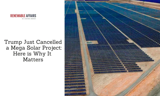 Trump Just Cancelled a Mega Solar Project: Here is Why It Matters