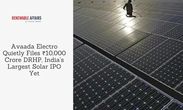 Avaada Electro Quietly Files ₹10,000 Crore DRHP,  India’s Largest Solar IPO Yet