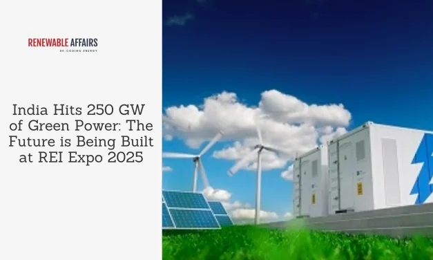 India Hits 250 GW of Green Power: The Future is Being Built at REI Expo 2025
