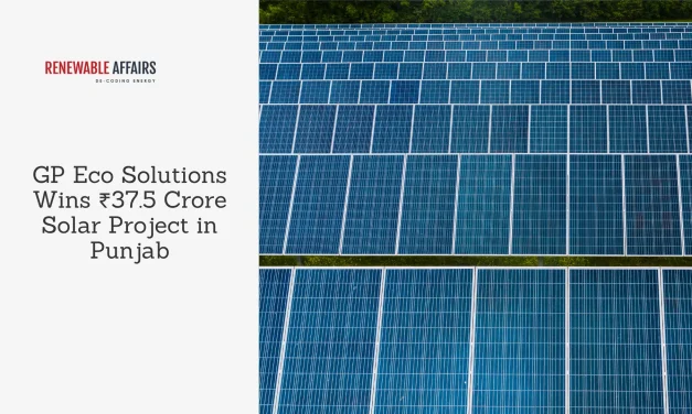 GP Eco Solutions Wins ₹37.5 Crore Solar Project in Punjab