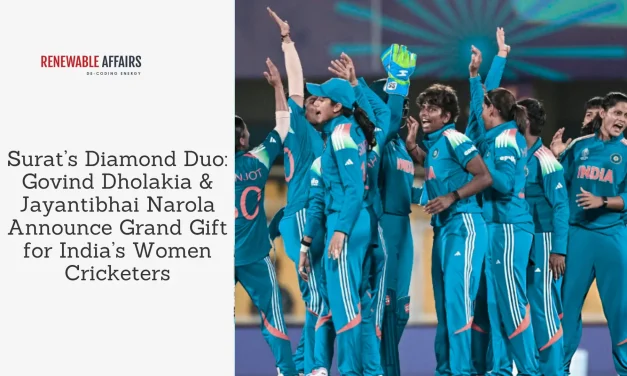 Surat’s Diamond Duo: Govind Dholakia & Jayantibhai Narola Announce Grand Gift for India’s Women Cricketers