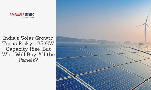 India’s Solar Growth Turns Risky: 125 GW Capacity Rise, But Who Will Buy All the Panels?