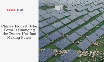 China’s Biggest Solar Farm Is Changing the Desert, Not Just Making Power