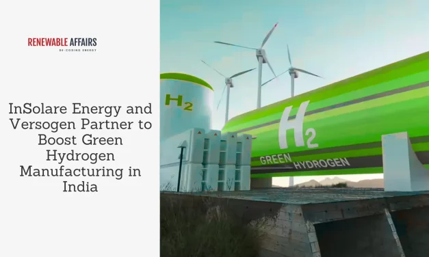 InSolare Energy and Versogen Partner to Boost Green Hydrogen Manufacturing in India