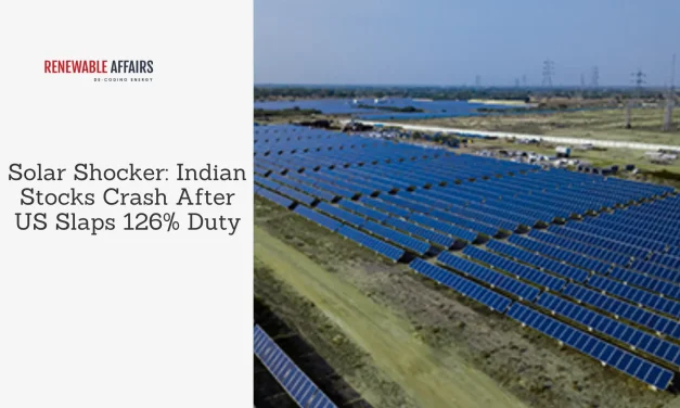 Solar Shocker: Indian Stocks Crash After US Slaps 126% Duty